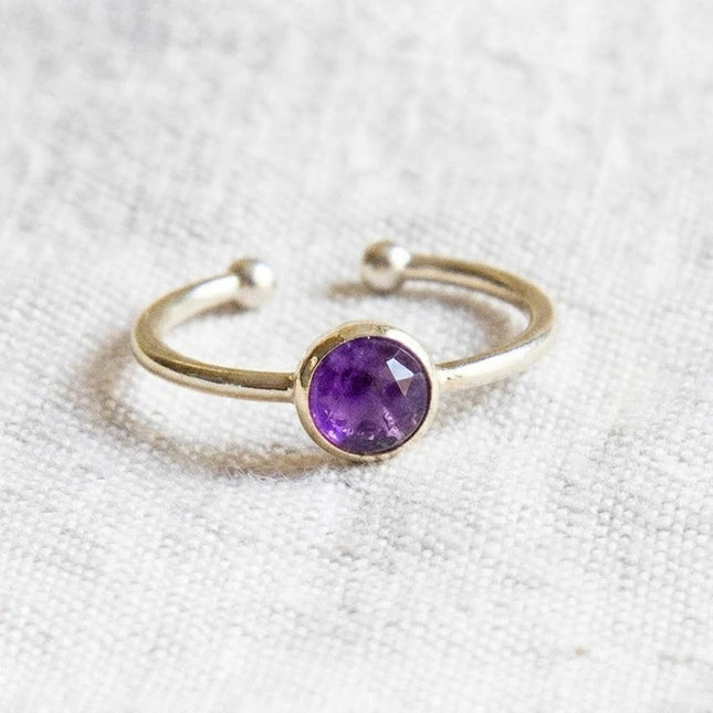 Bague améthyste et argent 925