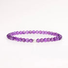 BRACELET ENERGIE AMETHYSTE ET PERLE ARGENT 925 4mm