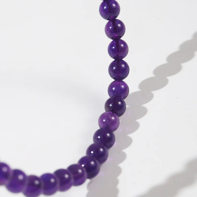 Bracelet "paix et sérénité" Améthyste 4mm