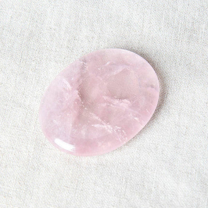 Pierre-pouce ou Galet anti-stress Quartz rose